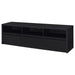 Rutland 78-inch black 3-drawer TV stand media console by CoasterEveryday
