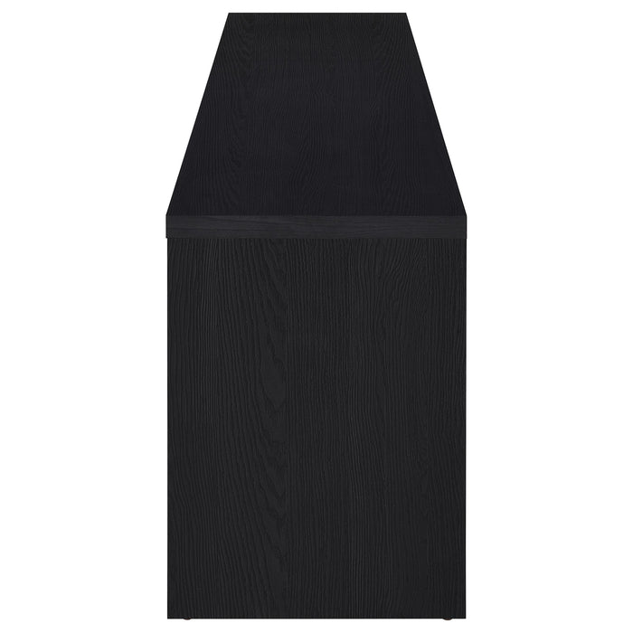 Rutland 78-inch black 3-drawer TV stand media console by CoasterEveryday