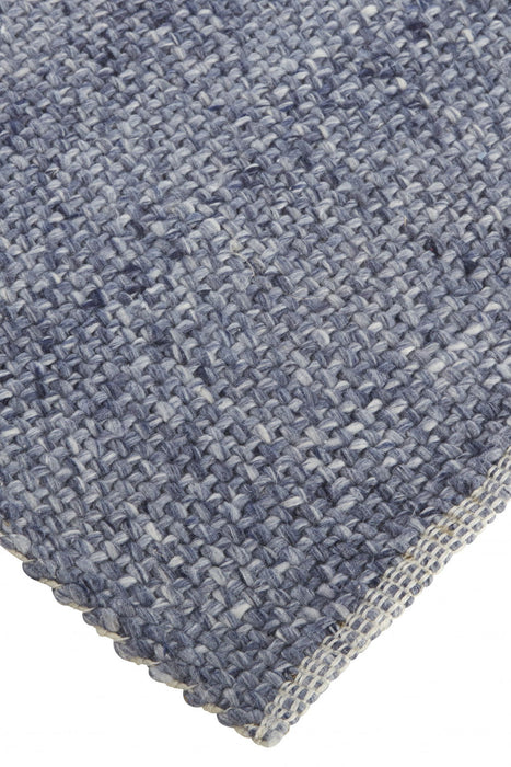 12' x 15' Hand Woven Area Rug - Blue