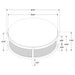 CoasterEveryday Arini 3-piece round coffee and end table set in black furniture finish