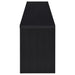 CoasterEveryday Winfield 3-piece black entertainment center with 60-inch TV stand