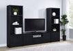 Winfield 60-inch black 2-door TV stand media console by CoasterEveryday