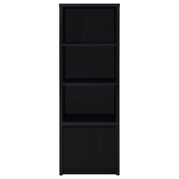 Winfield 3-piece black entertainment center with 78-inch TV stand and storage cabinets, modern furniture by CoasterEveryday