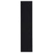 CoasterEveryday Winfield black 4-shelf media tower entertainment pier with open storage shelves
