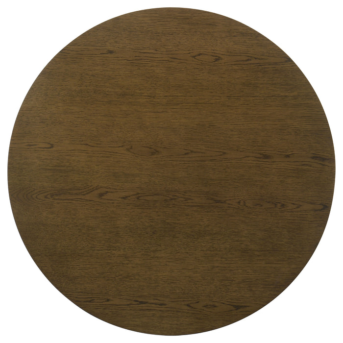 Ottowa 3-piece Round Wood Coffee Table Set Brown