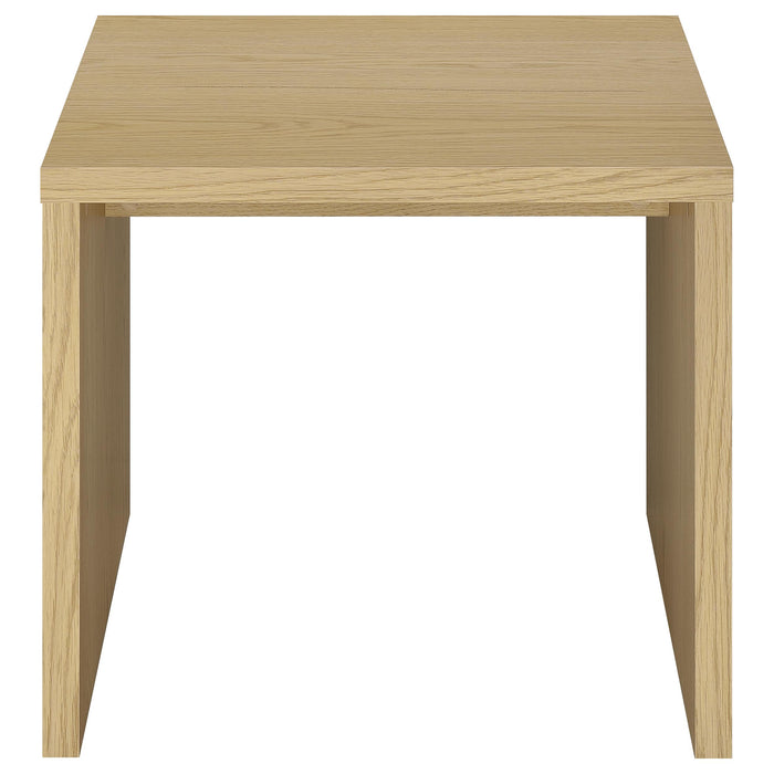 Canoga 3-piece Lift Top Cocktail Coffee Table Set Light Oak