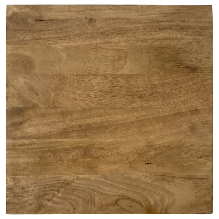 Butte Square Mango Wood End Table Natural