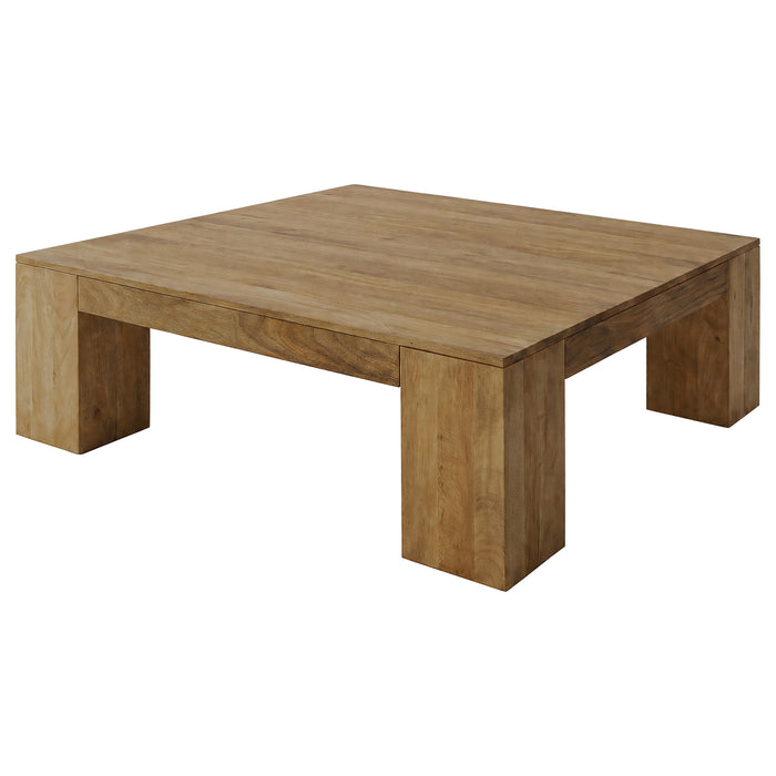 Butte 2-piece Mango Wood Coffee and End Table Set Natural