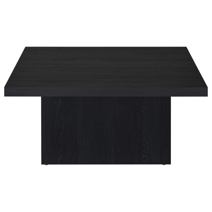 Devar 3-piece Square Cocktail Coffee End Table Set Black