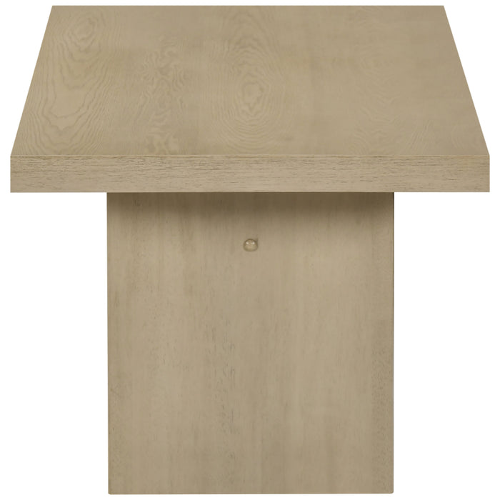 Decker Square Occasional Side End Table Natural Oak