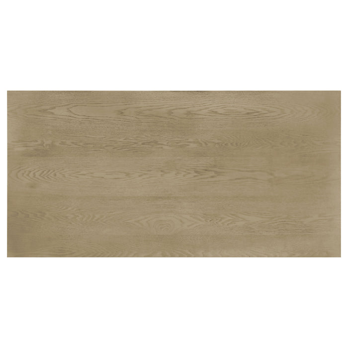 Decker 47-Inch Rectangular Cocktail Coffee Table Natural Oak