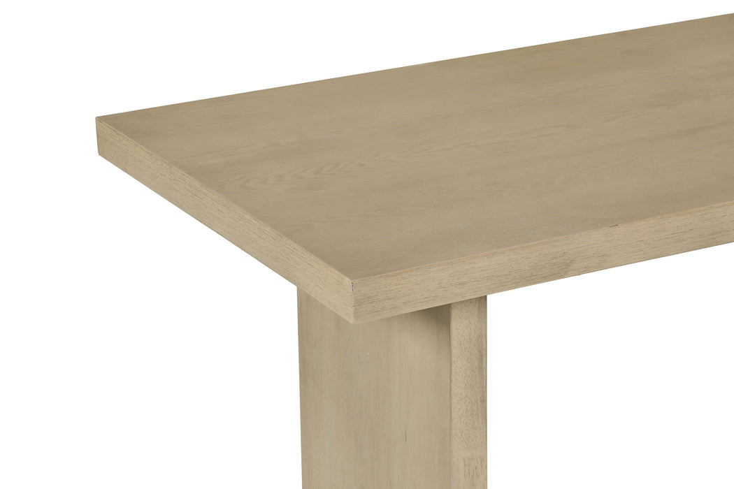 Decker 47-Inch Rectangular Cocktail Coffee Table Natural Oak