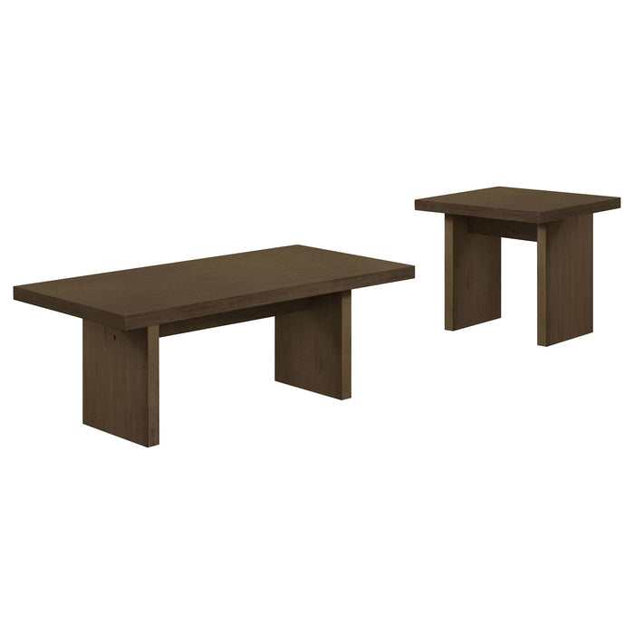 Decker Square Occasional Side End Table Walnut
