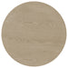 CoasterEveryday Strouse 3-piece round coffee and end table set in natural oak veneer