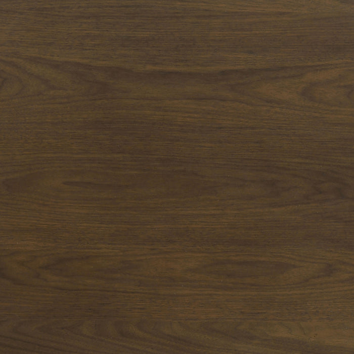 Strouse 2-Piece Round Coffee and End Table Set in Dark Walnut