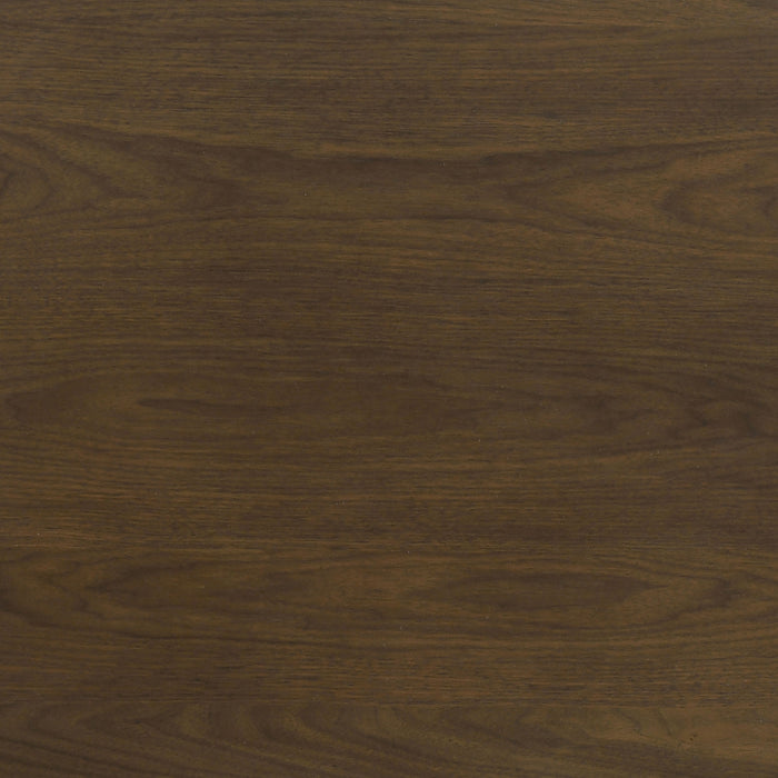 Strouse 3-Piece Round Coffee and End Table Set in Dark Walnut