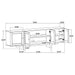 Kailani beige oak 79-inch 4-door cane TV stand and media console with storage and modern design by CoasterEveryday.