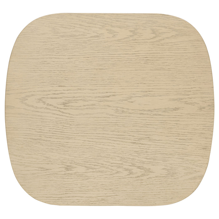 Kailani 3-piece Coastal Coffee and End Table Set Beige Oak