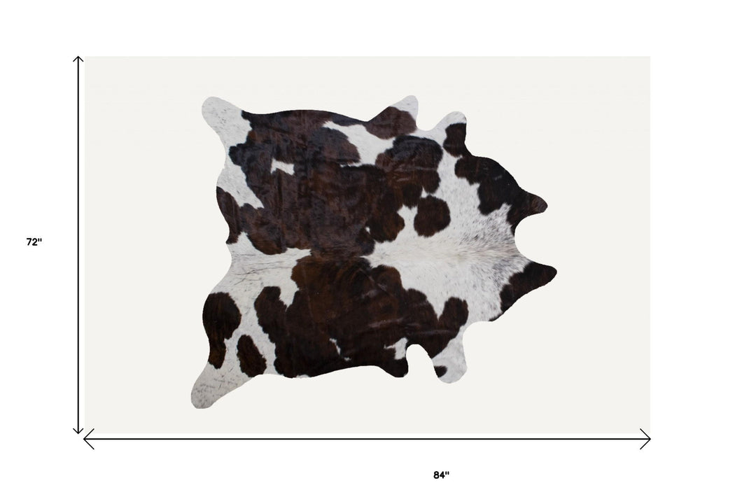 72" x 84" Cowhide Rug - Tricolor