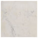 CoasterEveryday Tobin square end table with white marble top and black base