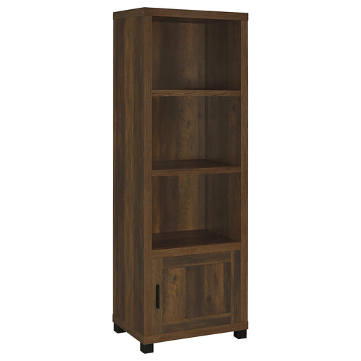 CoasterEveryday Sachin 3-shelf engineered wood media tower in dark pine finish