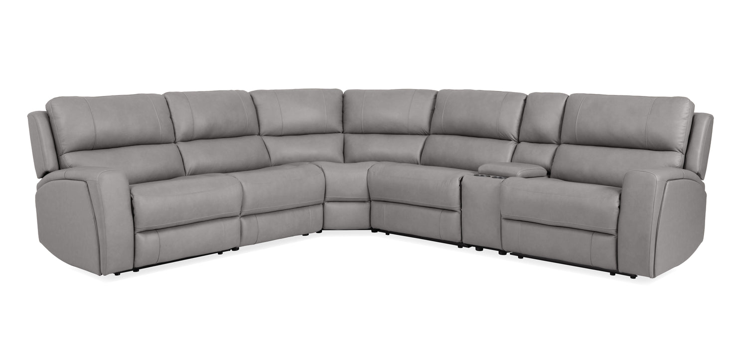 J & M Furniture U70815M Sectional in Grey 2581