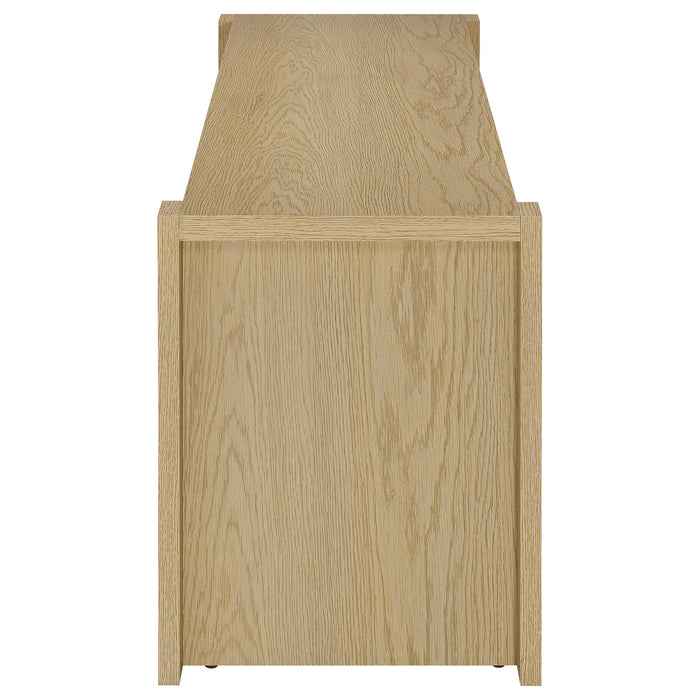 Laurelton 60-inch 2-door TV Stand Media Console Light Oak