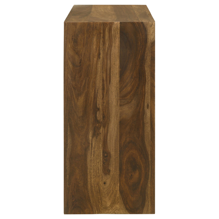 Odilia Rectangular Solid Wood Entryway Console Table Auburn