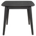 CoasterEveryday Radley 3-piece rectangular coffee table set in black furniture finish