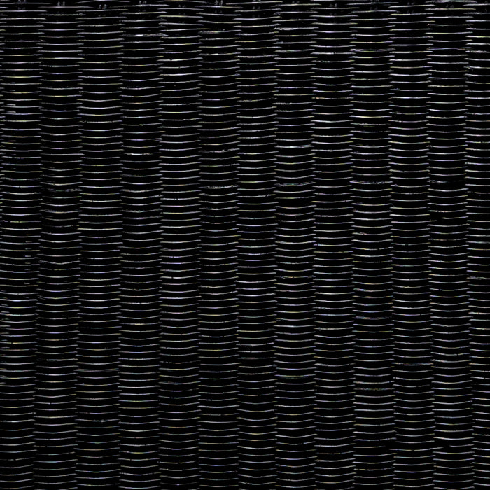 Cahya Woven Rattan Square End Table Black