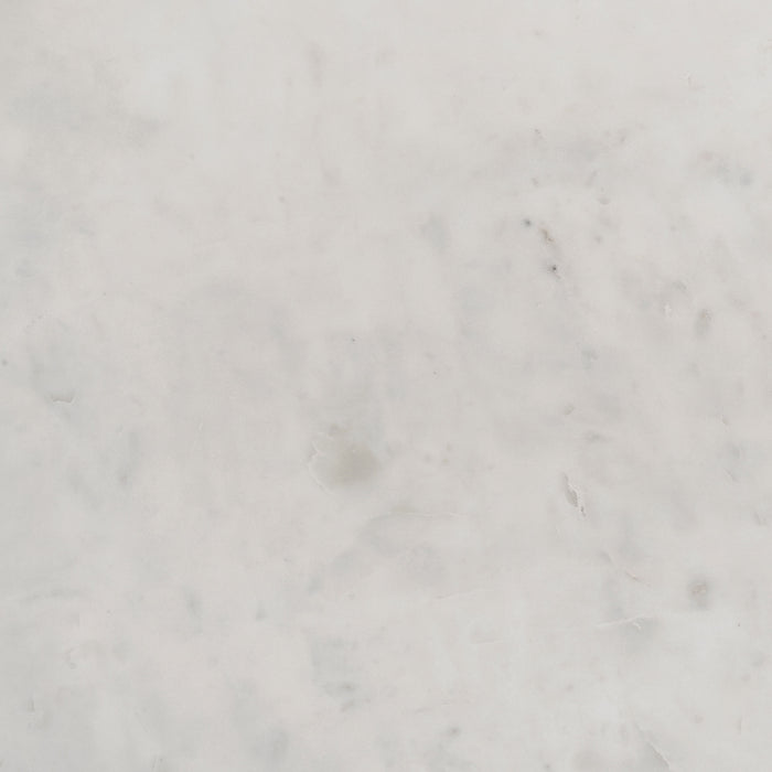 Astoria Round Genuine Marble Side End Table in white by CoasterEveryday