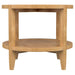 CoasterEveryday Camillo 3-piece round coffee and end table set in maple finish