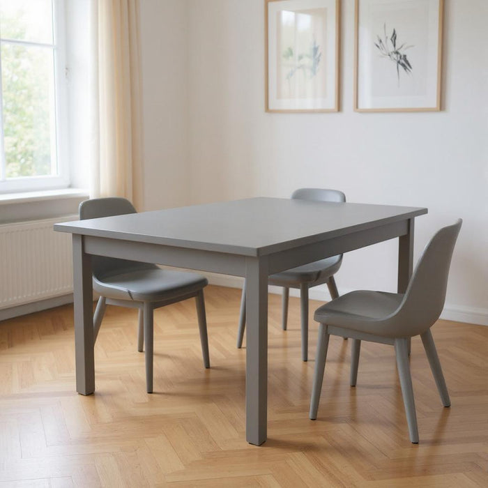 48" Solid Wood Dining Room Table - Gray