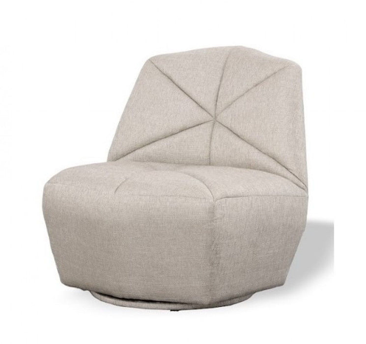 100% Polyester Solid Color Lounge Chair - Gray