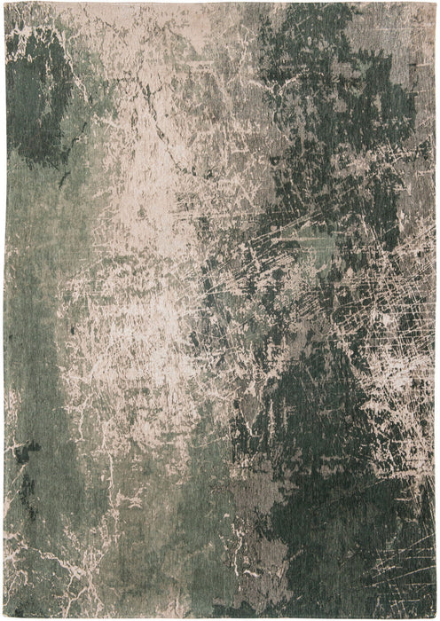 8' x 11' Abstract Non Skid Area Rug - Beige And Green