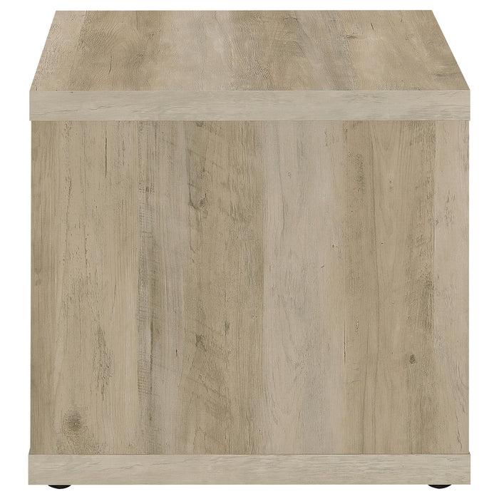 Frisco 2-piece Coffee and End Table Set Distressed Pine
