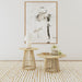 CoasterEveryday Touhy 2-piece round coffee and end table set in natural mango wood