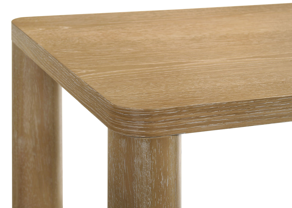 Castlewood Engineered Wood Accent Side End Table Light Oak