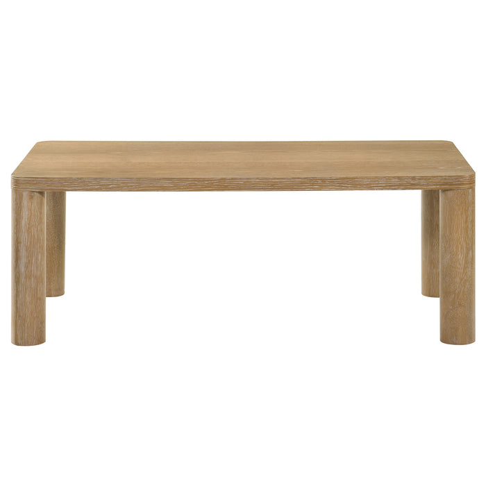 Castlewood Engineered Wood Cocktail Coffee Table Light Oak