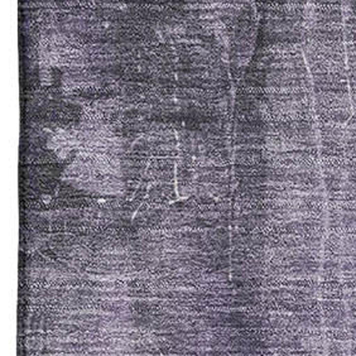 10' X 14' Abstract Washable Area Rug With UV Protection (697104) - Purple / Charcoal / Ivory