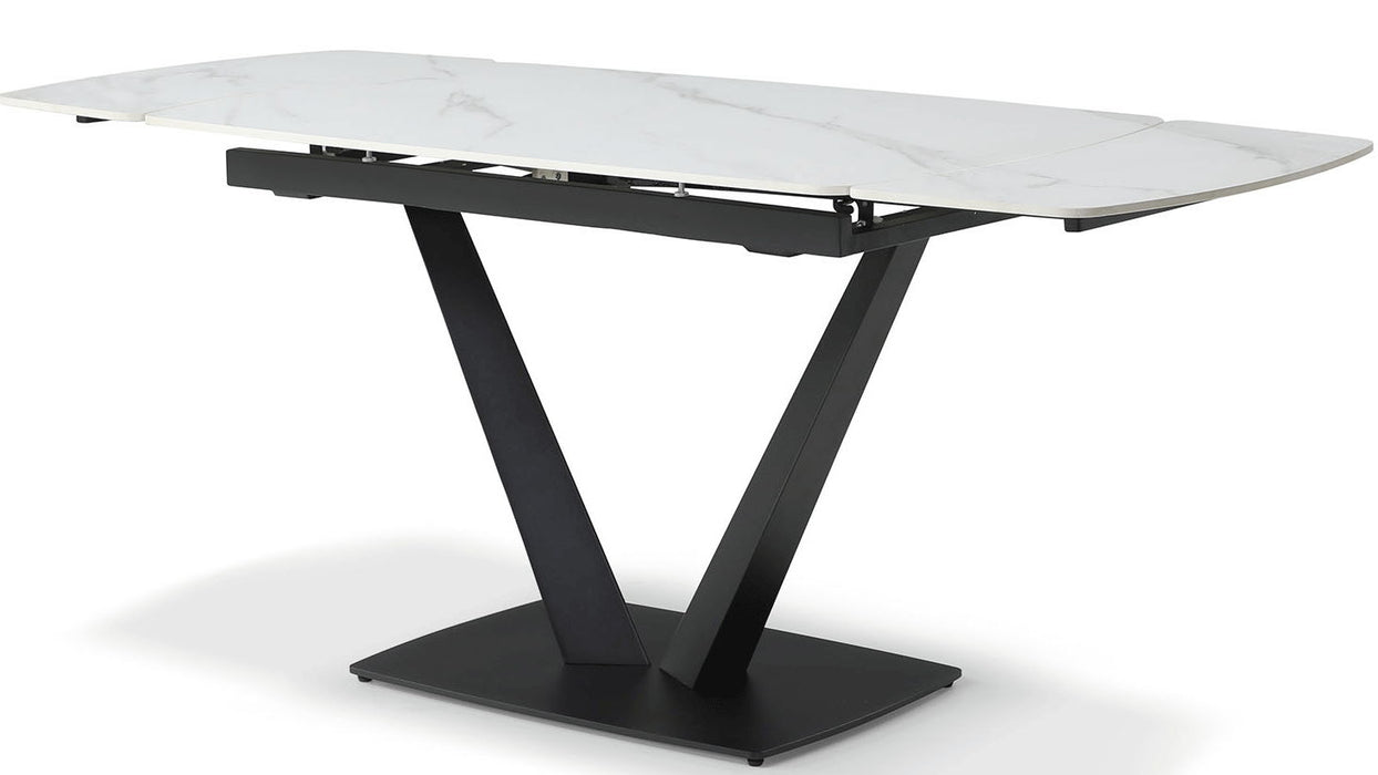 109 - Ceramic Dining Table With Extension