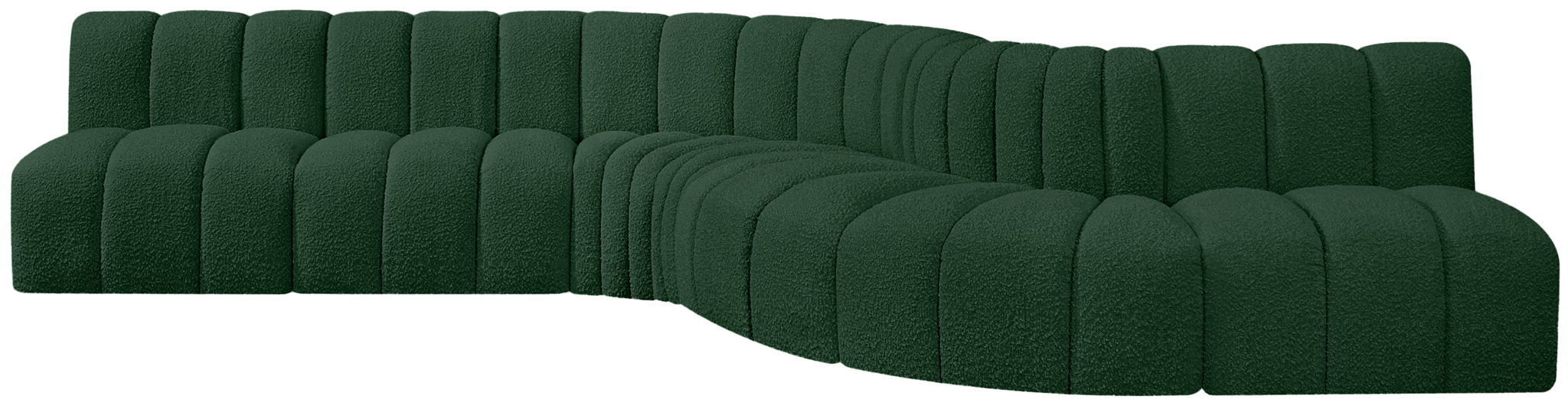 Arc - Boucle Fabric 7 Piece Modular Sofa