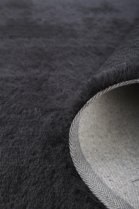 8' x 10' Shag Tufted Handmade Area Rug - Black