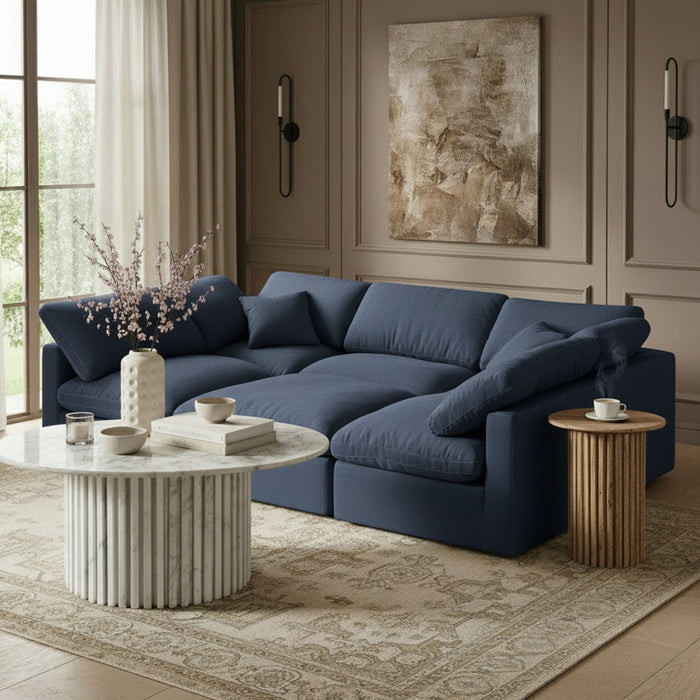 Indulge - Linen 6 Piece Modular Sectional