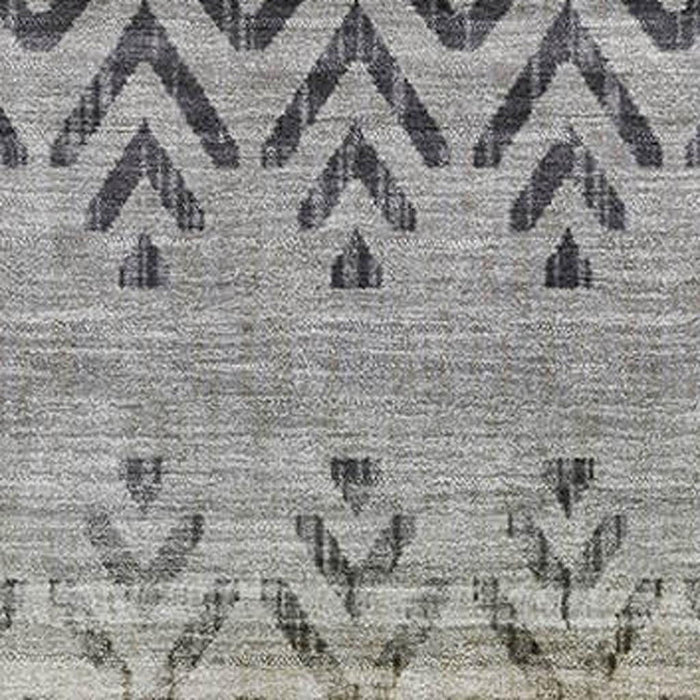 10' X 14' Geometric Washable Area Rug With UV Protection (715657) - Gray / Charcoal