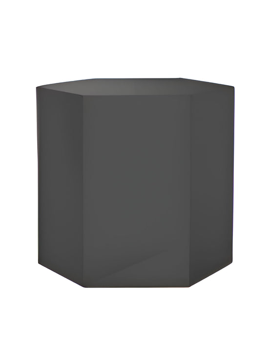 Wood End Table - Gray