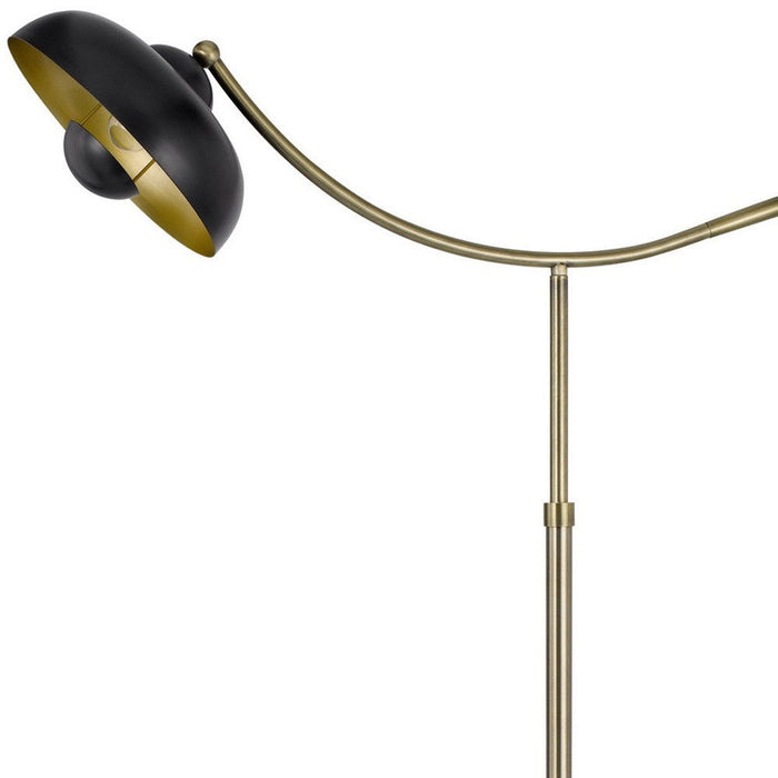 Adjustable Arc Floor Lamp With Bronze Dome Shade - Bronze