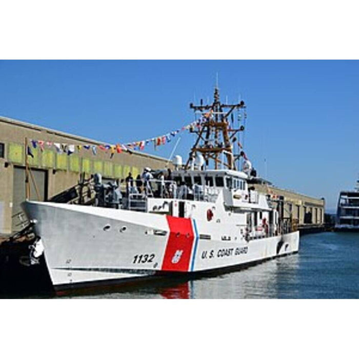 Hand Painted Model Boat (624360) - Gray