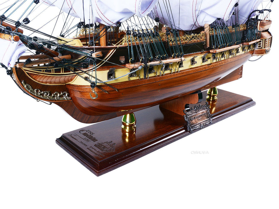 Hand Painted Model Boat (624636) - Light Brown