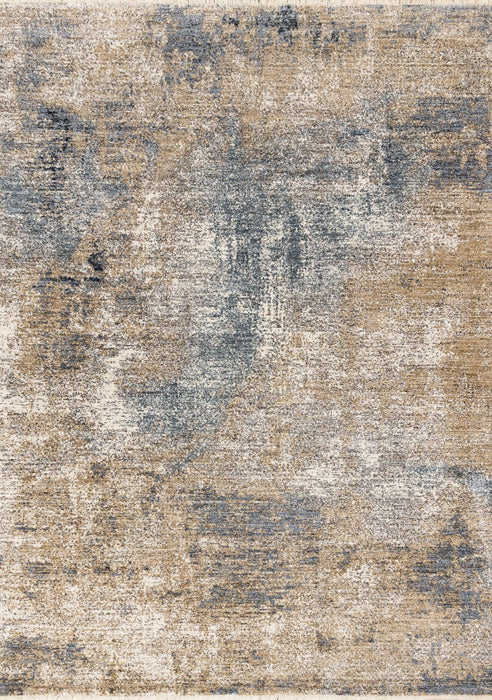 8' X 10' Abstract Area Rug (660254) - Beige / Blue